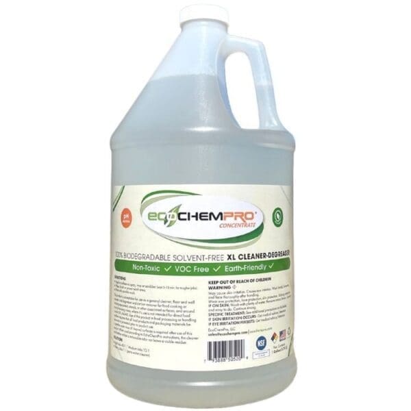 EcoChemPro Fume-Free Household Cleaner, Unscented, 1 Gallon