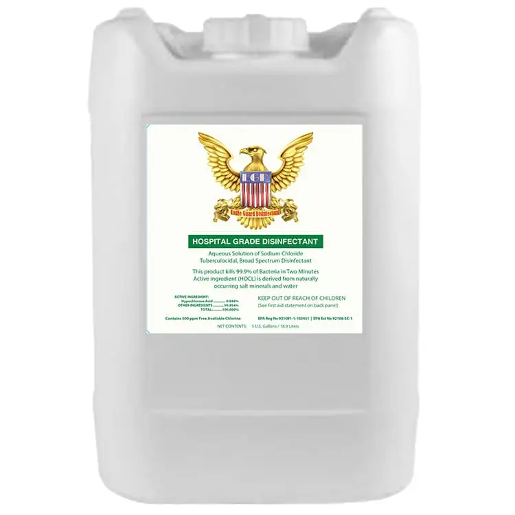 Eagle Guard Disinfectant Indoor Fume-Free Cleaners 5Gal Pail