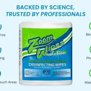 Zoom Evolution Disinfecting Wipes