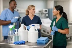 Choosing an EPA Registered Disinfectant for Healthcare Facilities